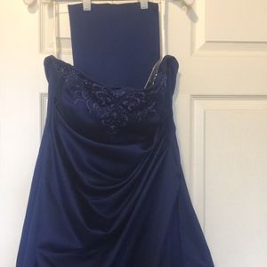 NWT David’s Bridal size 16 Navy Dress